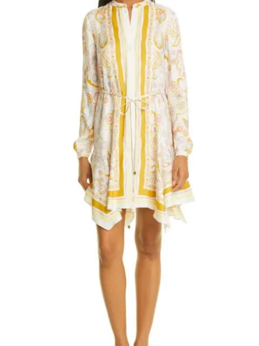 TED BAKER LONDON Paulita Handkerchief Hem Shirtdress